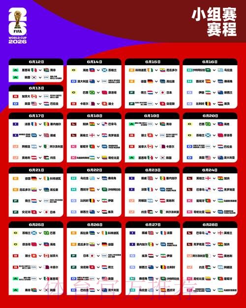 世界杯赛程怎么查 世界杯赛程怎么查